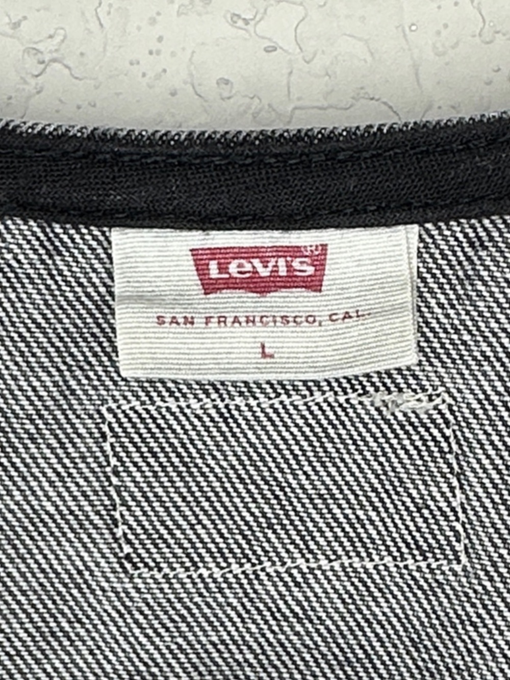 Levi's Women's Tuli Denim Mini Dress Size Large Black Stonewash '90s-Inspired - Picture 9 of 14